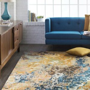 area rug in living room | Homespun Furniture | Riverview, MI