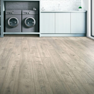 laminate flooring in laundry room | Homespun Furniture | Riverview, MI