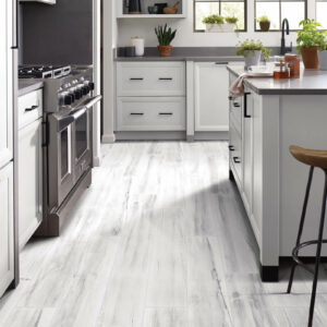 vinyl flooring in kitchen | Homespun Furniture | Riverview, MI
