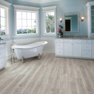 vinyl flooring in bathroom | Homespun Furniture | Riverview, MI